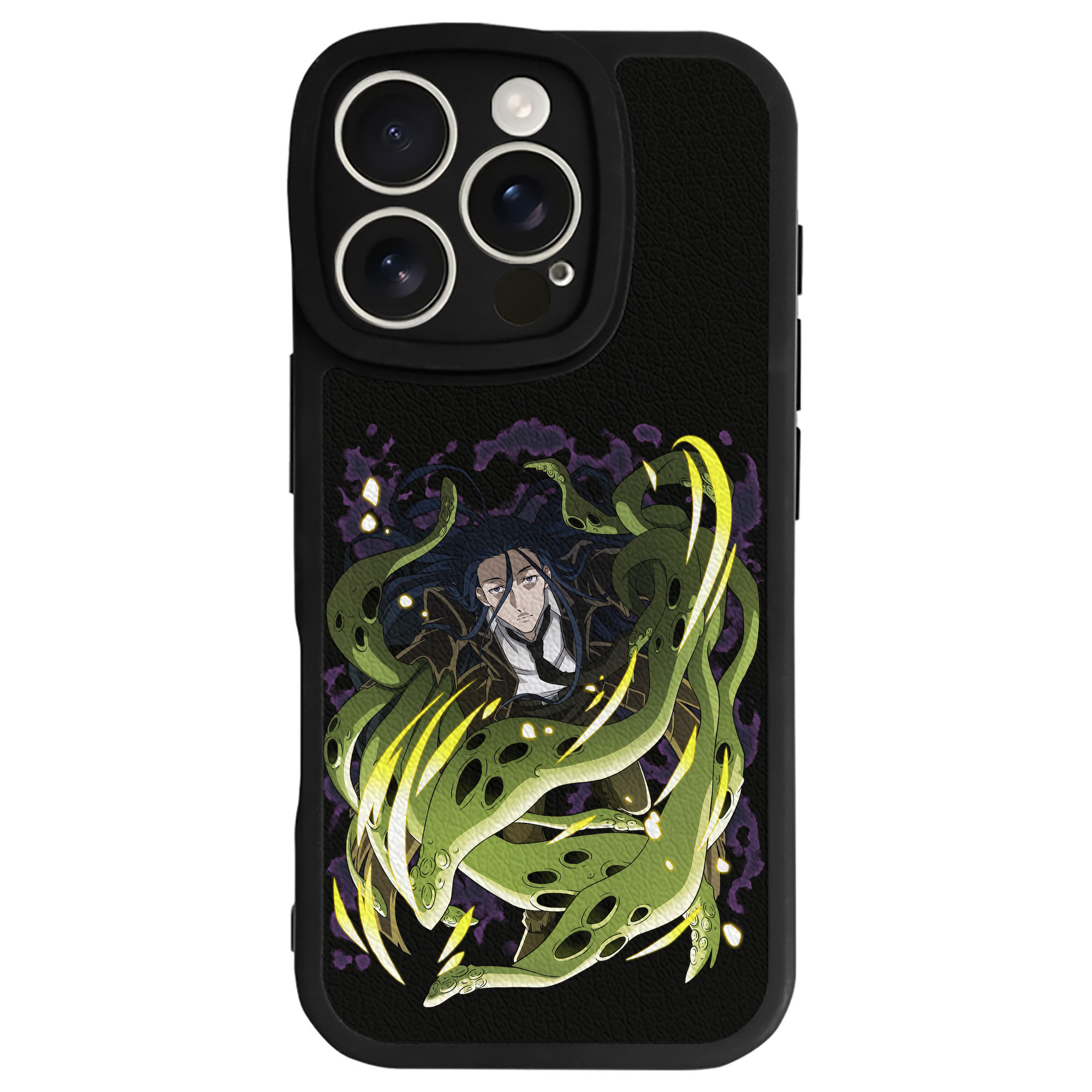 （画像用） 文豪ストレイドッグス Bungo Stray Dogs 【iPhone 16シリーズ対応】シリコンスマホケース（レザー調） 材質：シリコン